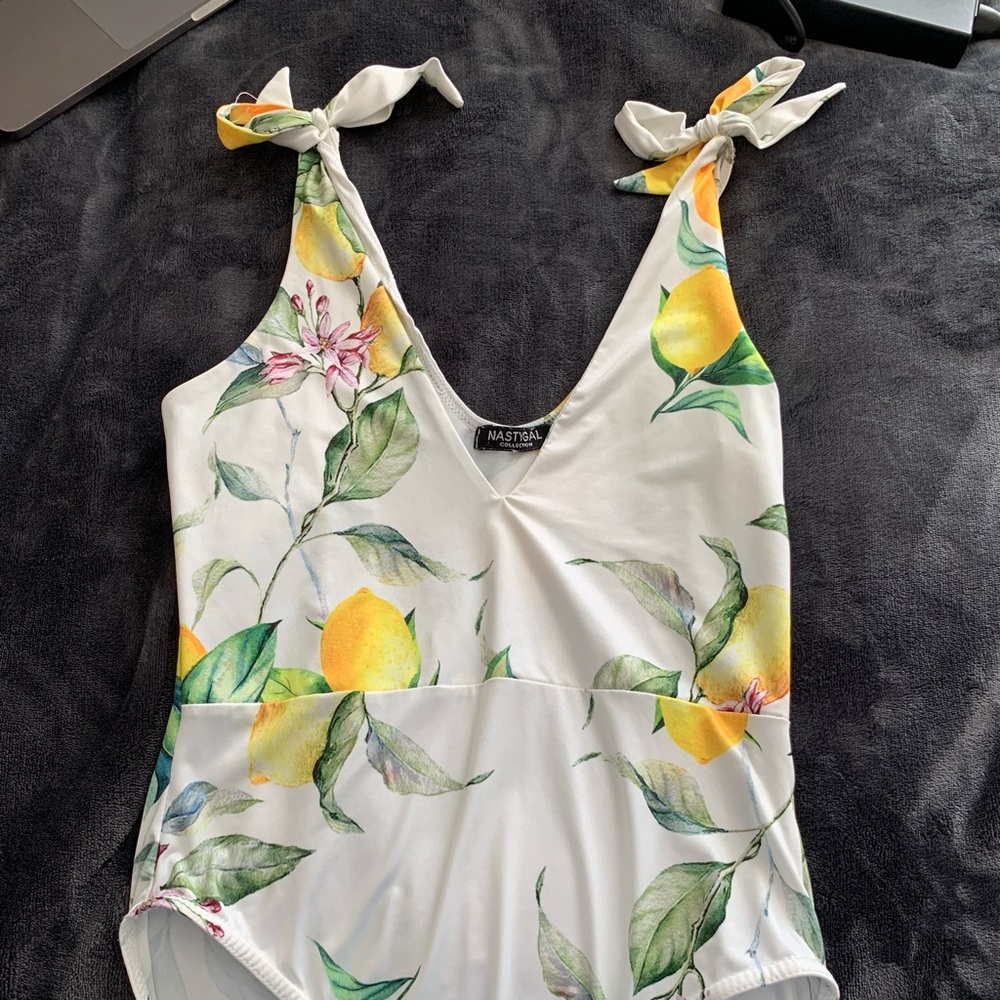 NastyGal Lemon Bodysuit